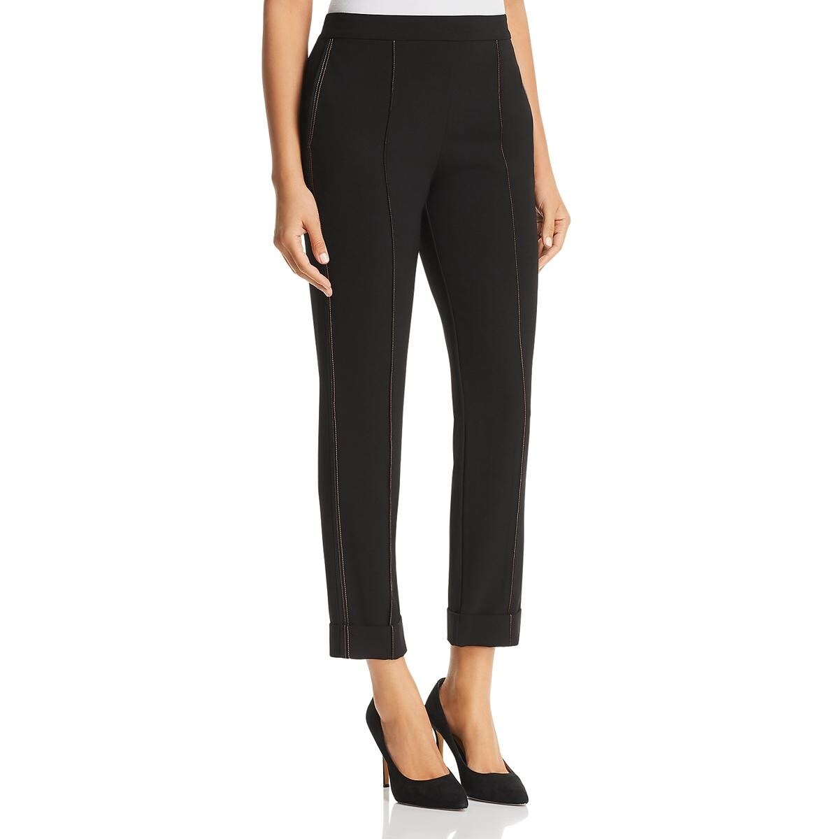 pleated skinny pants