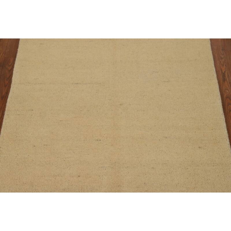 Modern Gabbeh Oriental Rug Hand-Knotted Wool Carpet - 2'8"x 4'0"