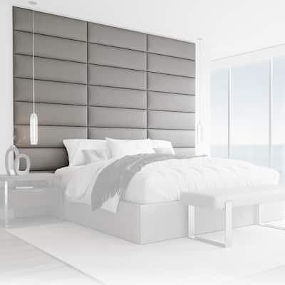 VANT Upholstered Headboards - Light Grey - 39 Inch - Set of 4 panels