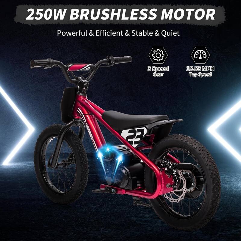 Kids Electric Dirt Bike, Electric Balance Bike for Kids Ages 6-12 Best Gift