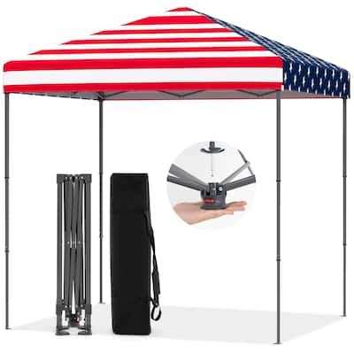 Gymax Patio 6.6x6.6ft Outdoor Pop-up Canopy Tent Portable Sun Shelter
