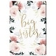 Oliver Gal 'Big Sister' Typography and Quotes Wall Art Canvas Print ...