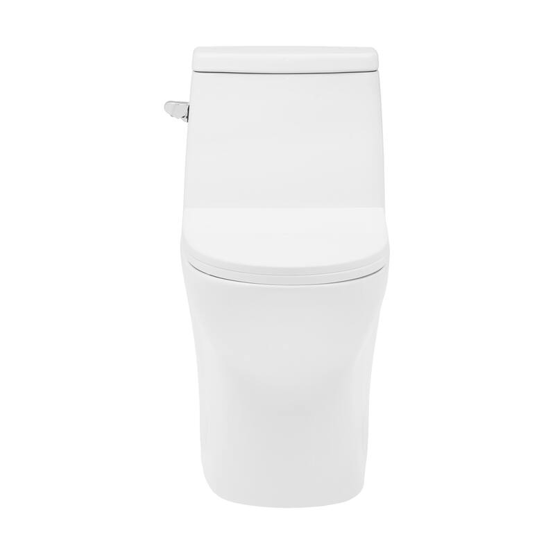 Ivy One-Piece Elongated Toilet Left Side Flush, 10" Rough-In 1.28 Gpf - 27.56" x 14.57" x 28.74"