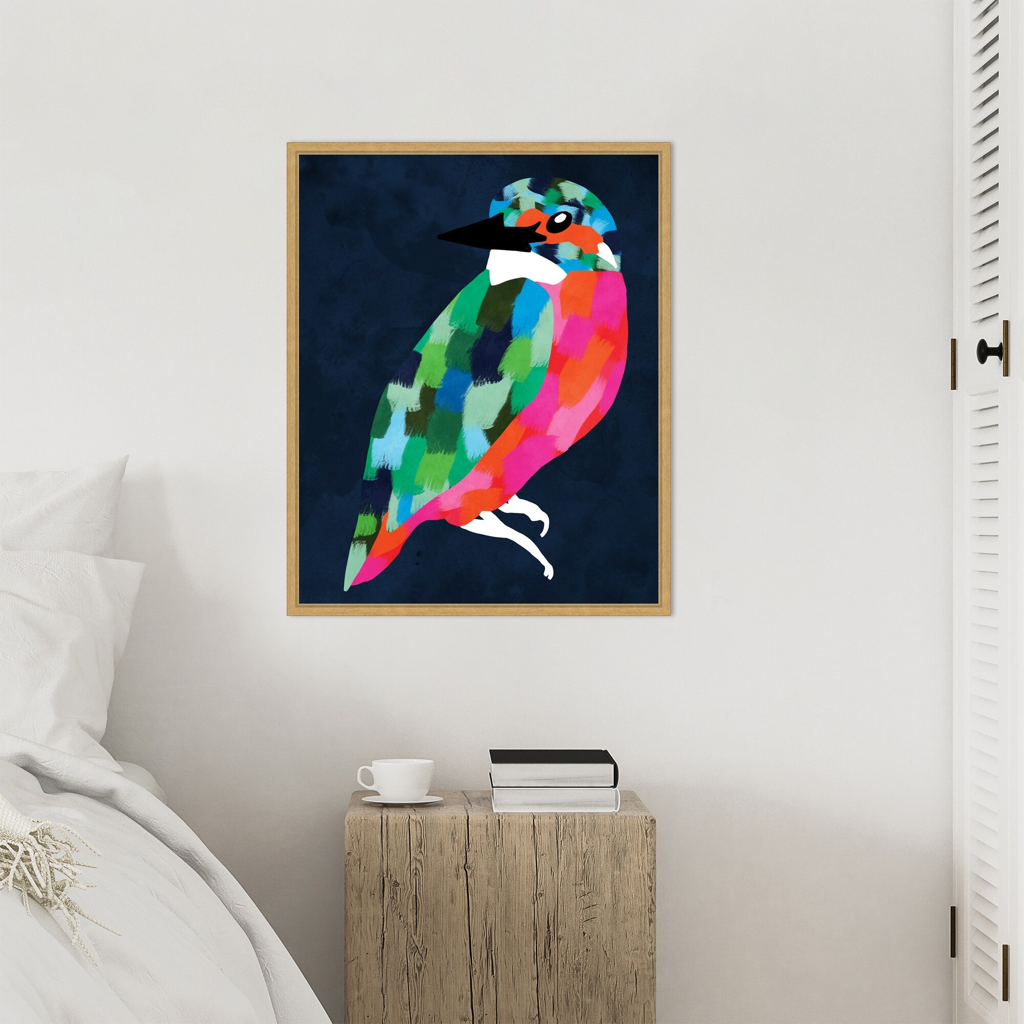 絵画 bird Patchwork-Perfection-Bird-by-