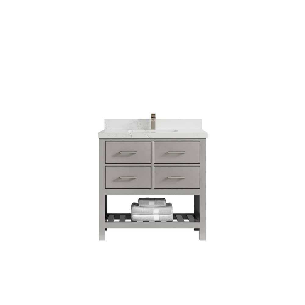 Willow Collections 36 in. W x 22 in. D Parker Single Sink Bathroom Vanity with Countertop