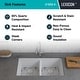 preview thumbnail 37 of 37, Lexicon Granite 32 Inch 50/50 Double Bowl Undermount Kitchen Sink Kit