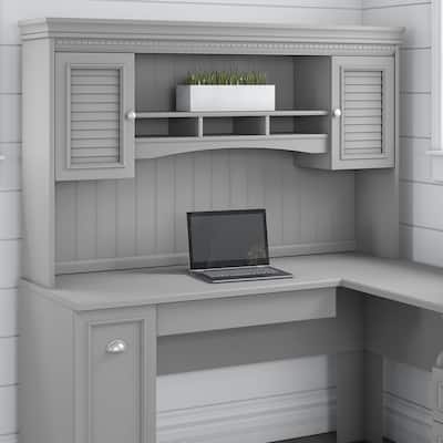 Fairview 60W Hutch for L Shaped Desk by Bush Furniture