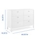 preview thumbnail 8 of 6, Brooks 6 Drawer Dresser with Interlocking Drawers