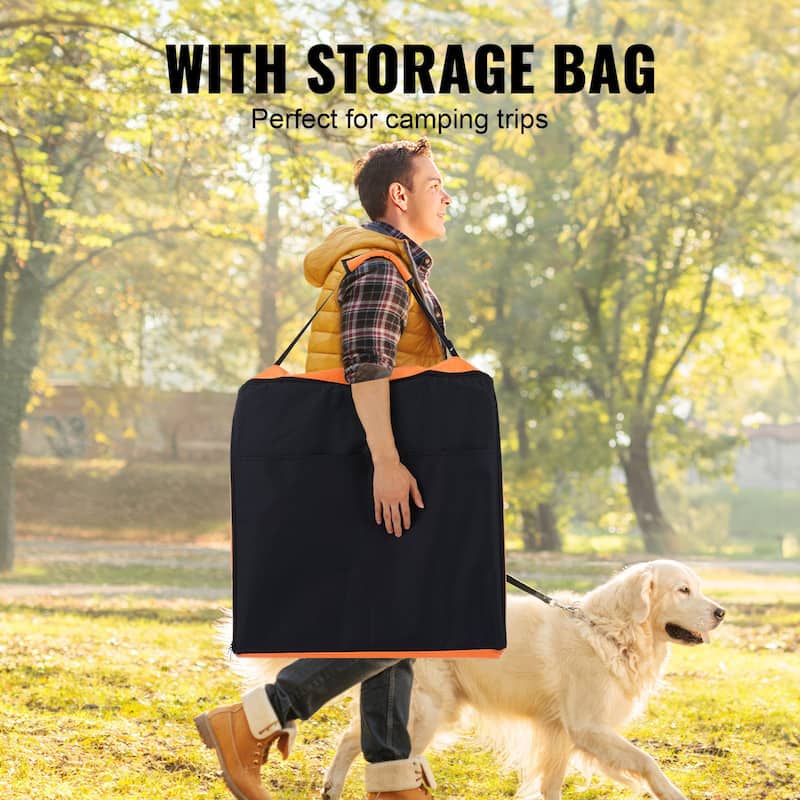 Foldable Dog Playpen 8 Panels Metal Pet Exercise Pen with Storage Bag
