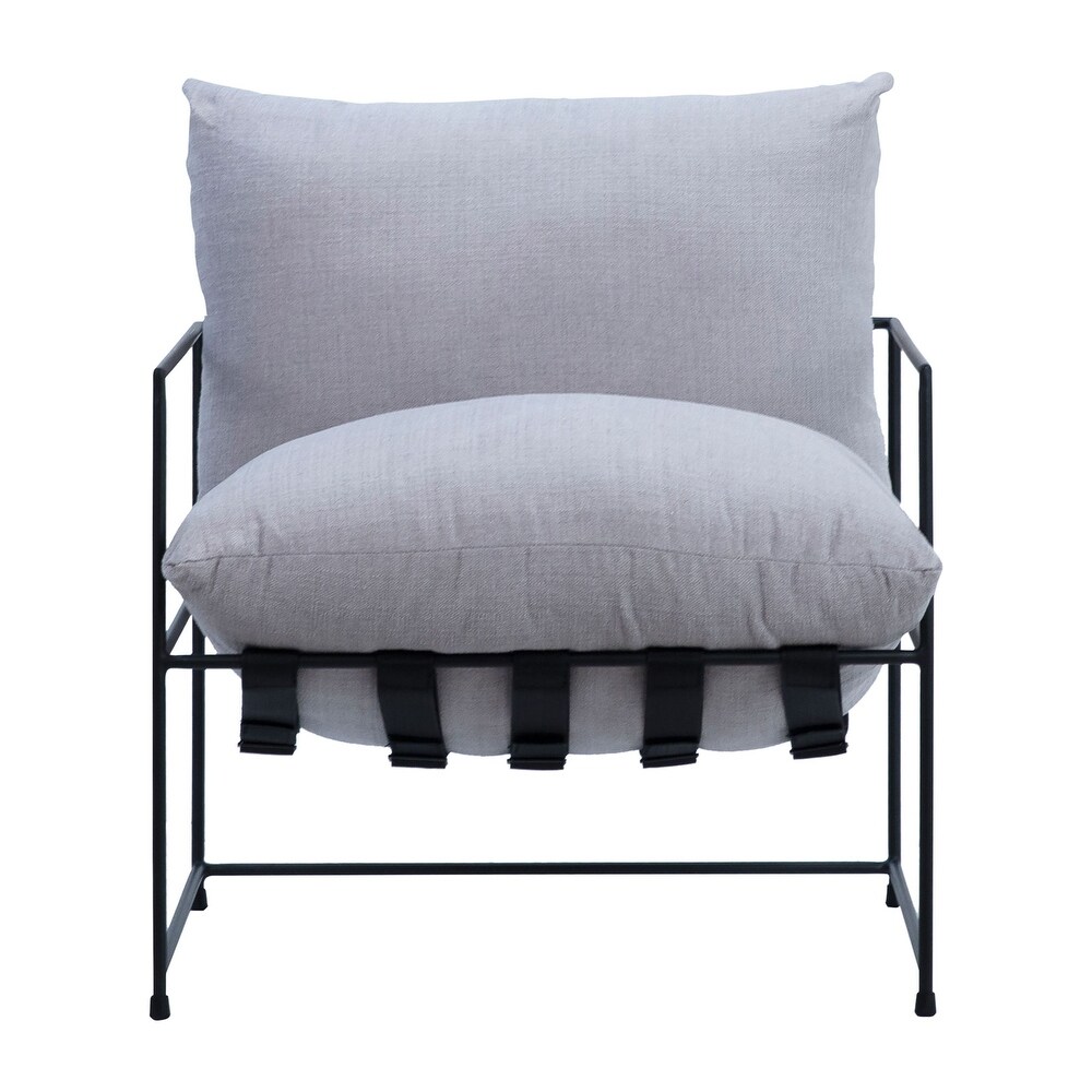 Karina fabric top accent chair
