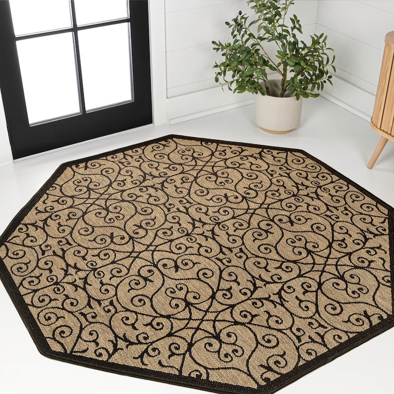 JONATHAN Y Ourika Textured Weave Indoor/Outdoor Area Rug