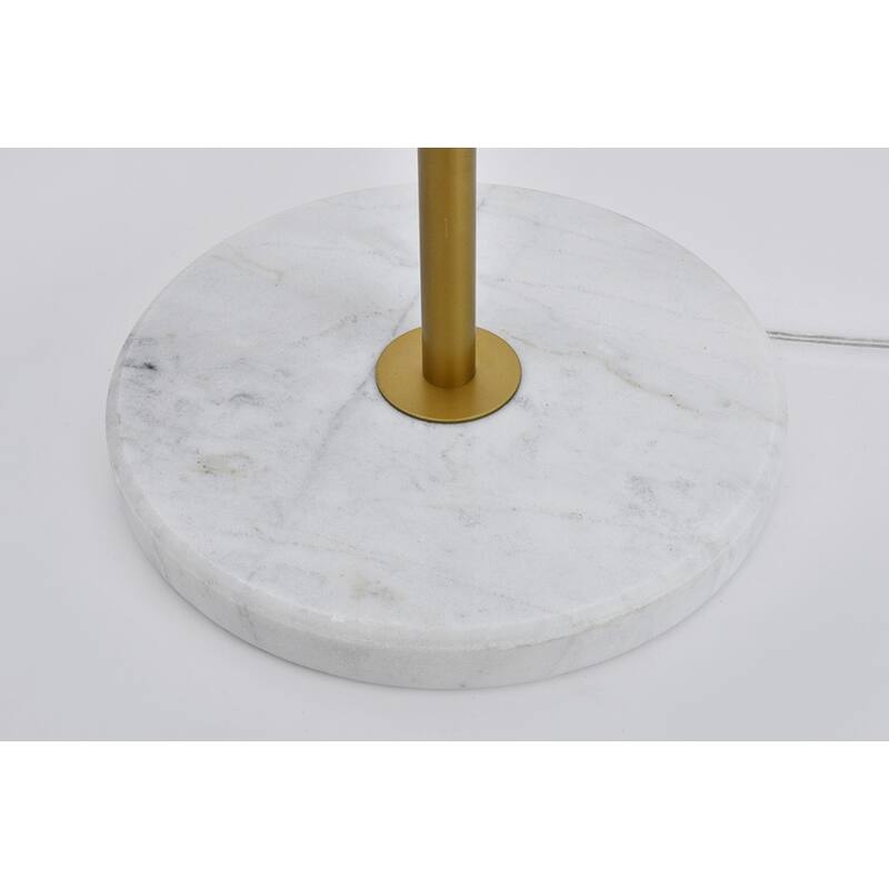 Mid-century Modern Clear Glass 3-light Floor Lamp