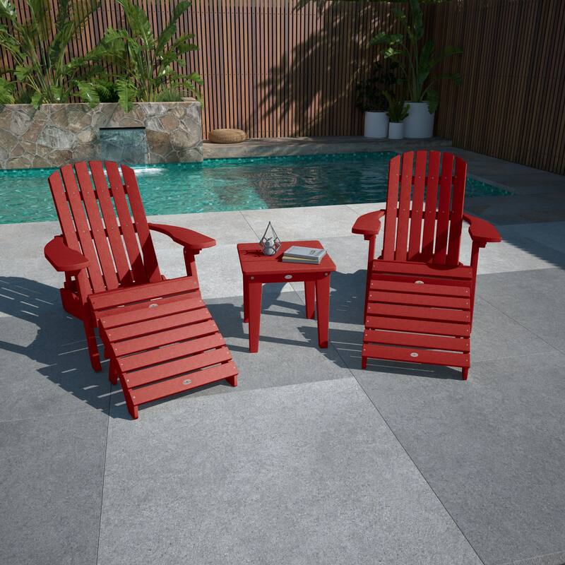 BAHIA VERDE OUTDOORS Cape 5-Piece Adirondack Conversation Set