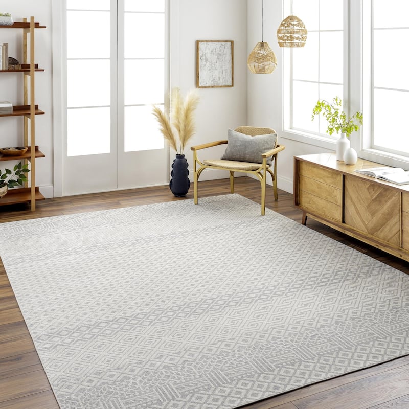 Livabliss Lavadora Global Machine Washable Area Rug