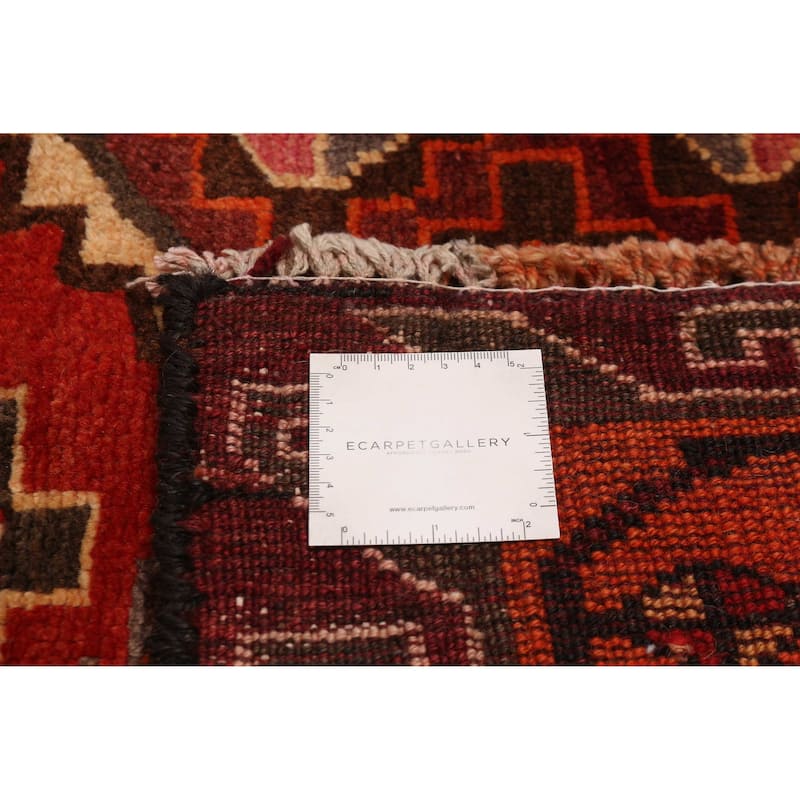 ECARPETGALLERY Hand-knotted Melis Vintage Red Wool Rug - 4'6 x 5'11