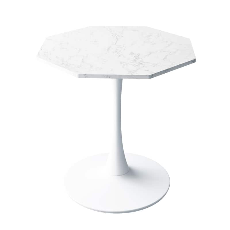 31.50"Modern Octagonal Dining Coffee Table for Kitchen Living Room