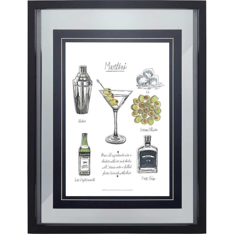 Classic Cocktail - Martini Framed Art Print