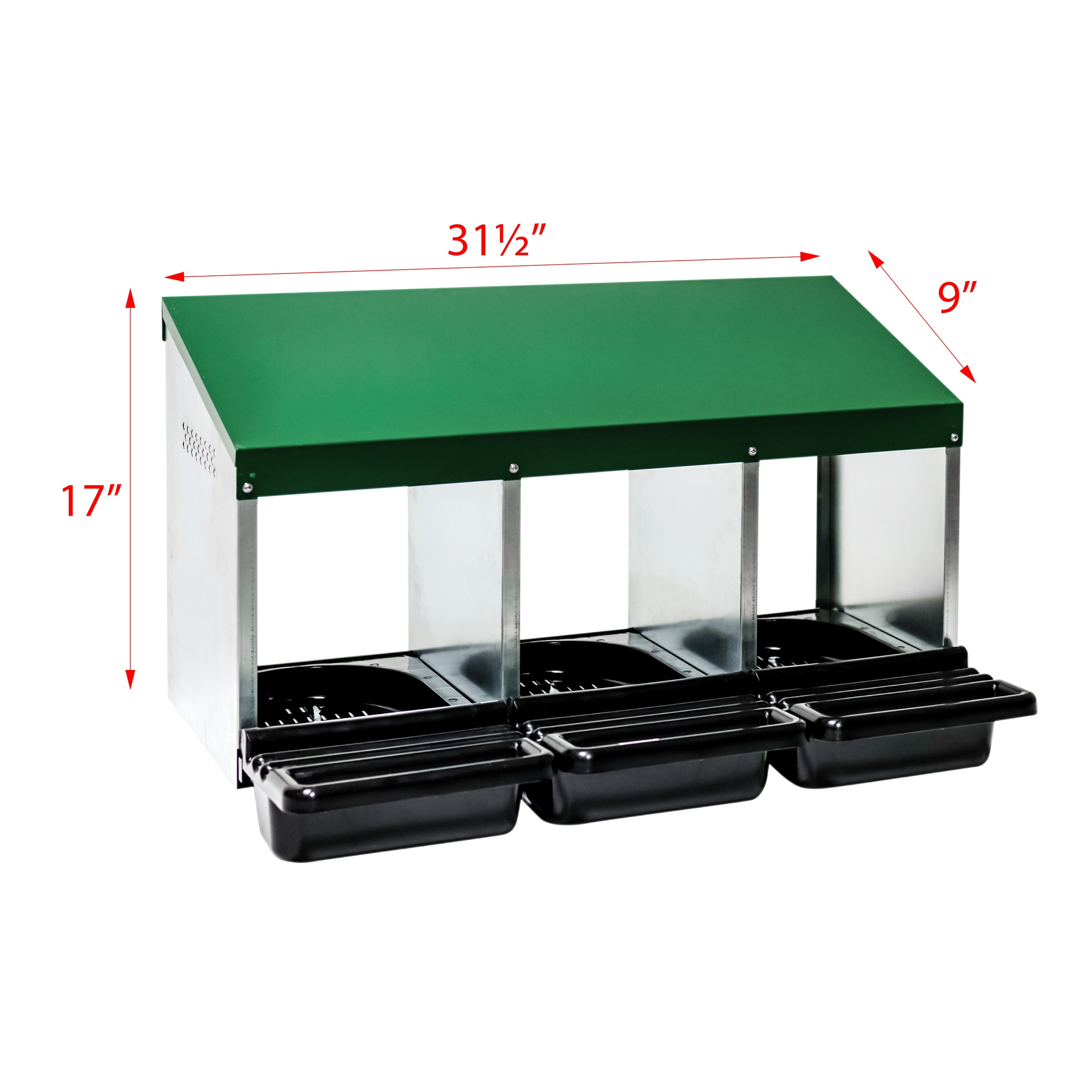 Outvita Chicken Nesting Box - Single Compartment Hanging Lay Box With Egg Saver