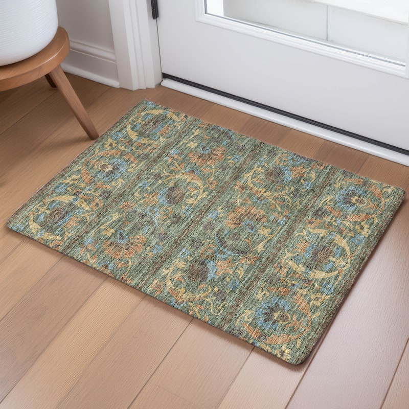 Machine Washable Indoor/ Outdoor Global Alix Chantille Rug