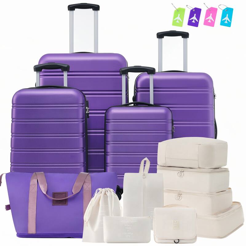 Hardshell Luggage Sets 4 pcs and Bag Spinner Suitcase
