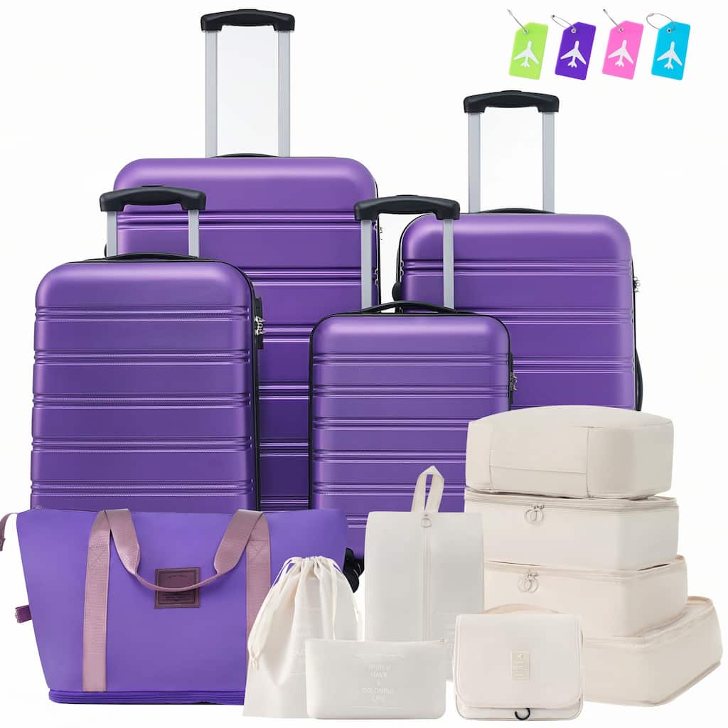 Hardshell Luggage Sets 4 pcs and Bag Spinner Suitcase