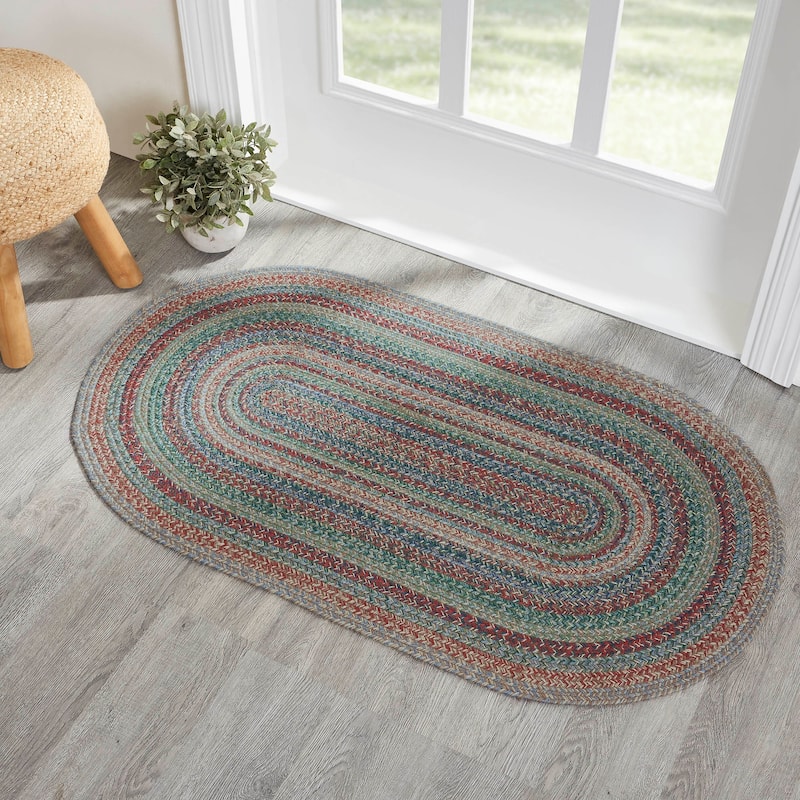 Multi Jute Rug Oval w/ Pad 27x48