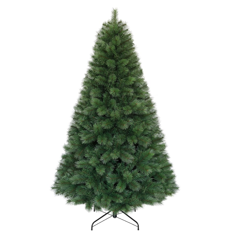 Puleo International 7.5 ft. Wyoming Pine Artificial Christmas Tree - 7.5 Foot - Green