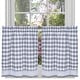 preview thumbnail 26 of 26, Buffalo Check Gingham Kitchen Curtain Tier Pairs, 58x36 Inches - 58x36 Inches