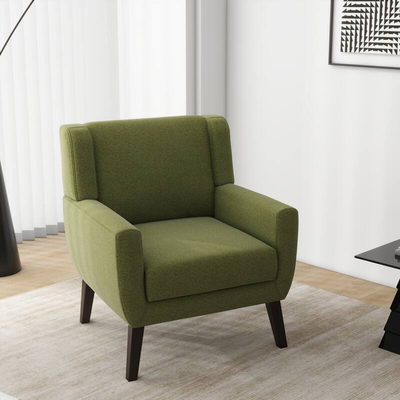 Upholstered Armchair with Wide Back Accent Chair