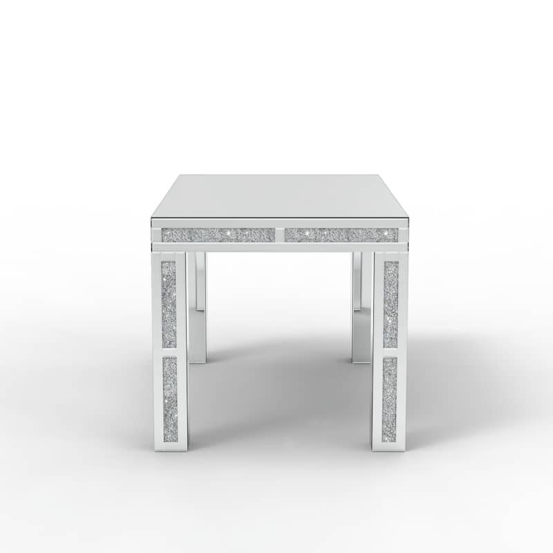 Rectangular Dining Table with Crushed Diamond