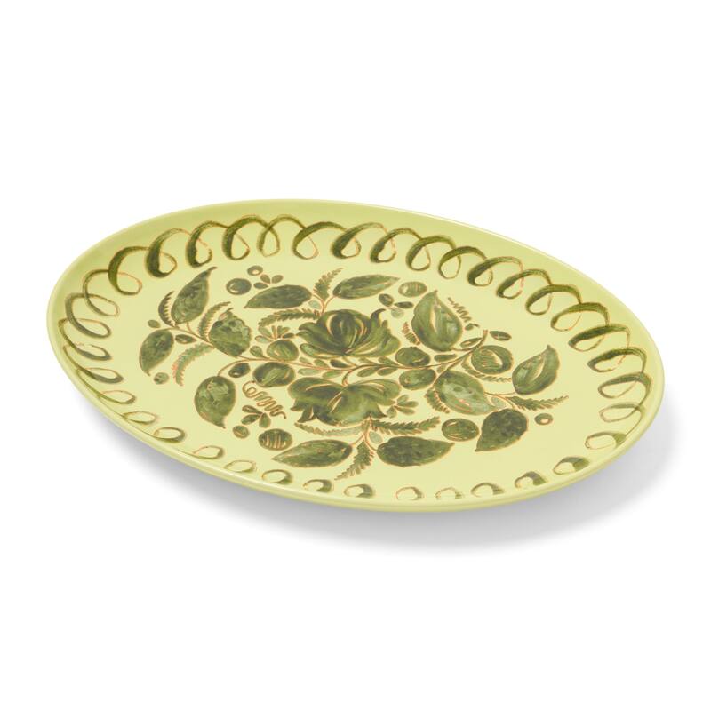 Caravan Amalfi Oval Serving Tray - 15.7" x 11" - 15.7" x 11"