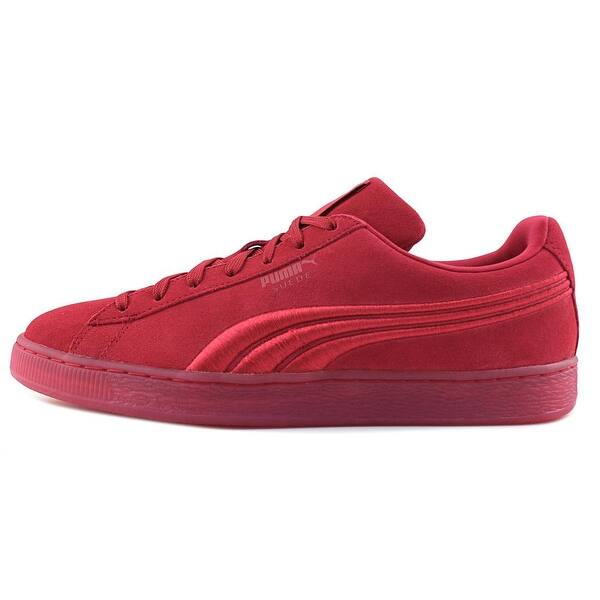 Shop Black Friday Deals On Puma Suede Classic Badge Iced Men Round Toe Suede Pink Sneakers Overstock 18802557