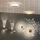 preview thumbnail 3 of 9, Origami 1-Light LED Semi-Flush Mount 3000-3500-4000K CCT with Heritage Crystal