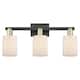 Option Black Antique Brass / Matte White