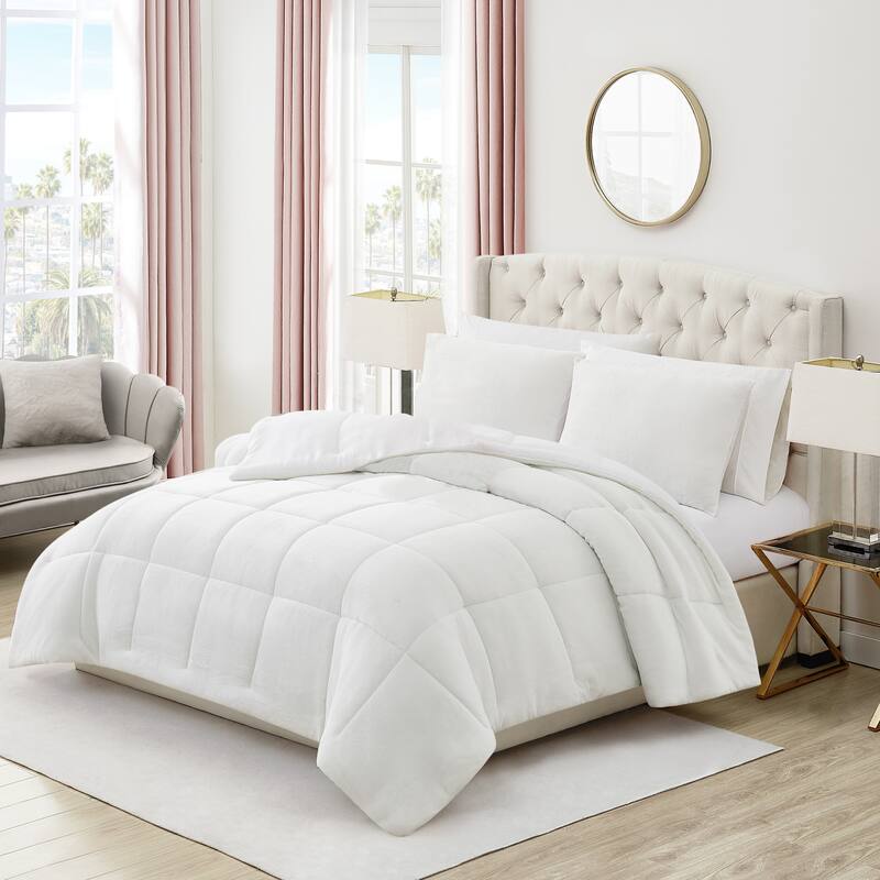 Juicy Couture Plush Comforter Set - Full - Queen - 3 Piece