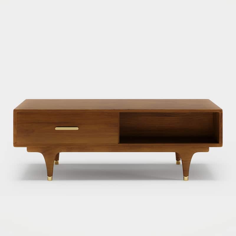 Mid Century Modern Coffee Table - Brown