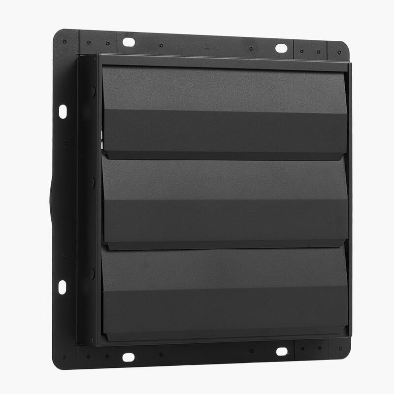 10 inch Shutter Exhaust Fan, Attic Vent Fan with Smart Programming Variable Speed Temperature Control, 1000 CFM, EC Motor, Timer