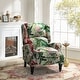 preview thumbnail 63 of 74, Olympus Upholstered Classic Manual Wingback Recliner with Spindle Legs by HULALA HOME TROPICAL