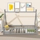 preview thumbnail 5 of 50, Twin Tent-shaped Floor Bed Grey