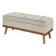 preview thumbnail 83 of 134, Carson Carrington Sastamala Mid-century Storage Bench