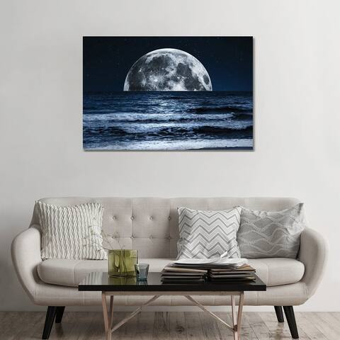 iCanvas "Summer Moonset Beach Adventure" by Nature Magick Canvas Print