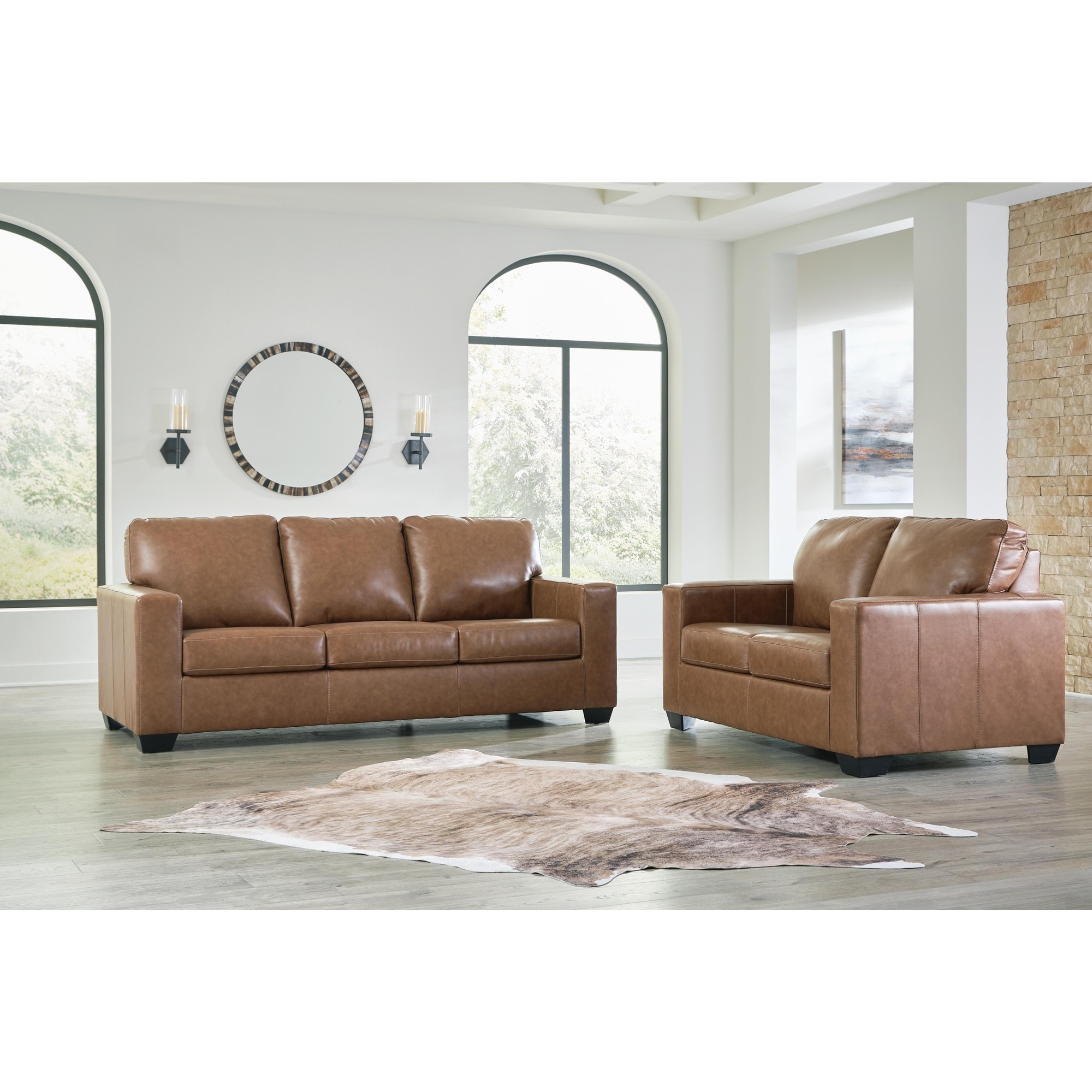 Signature Design by Ashley Bolsena Brown 2-Piece Upholstery Package - 85" W x 38" D x 36" H