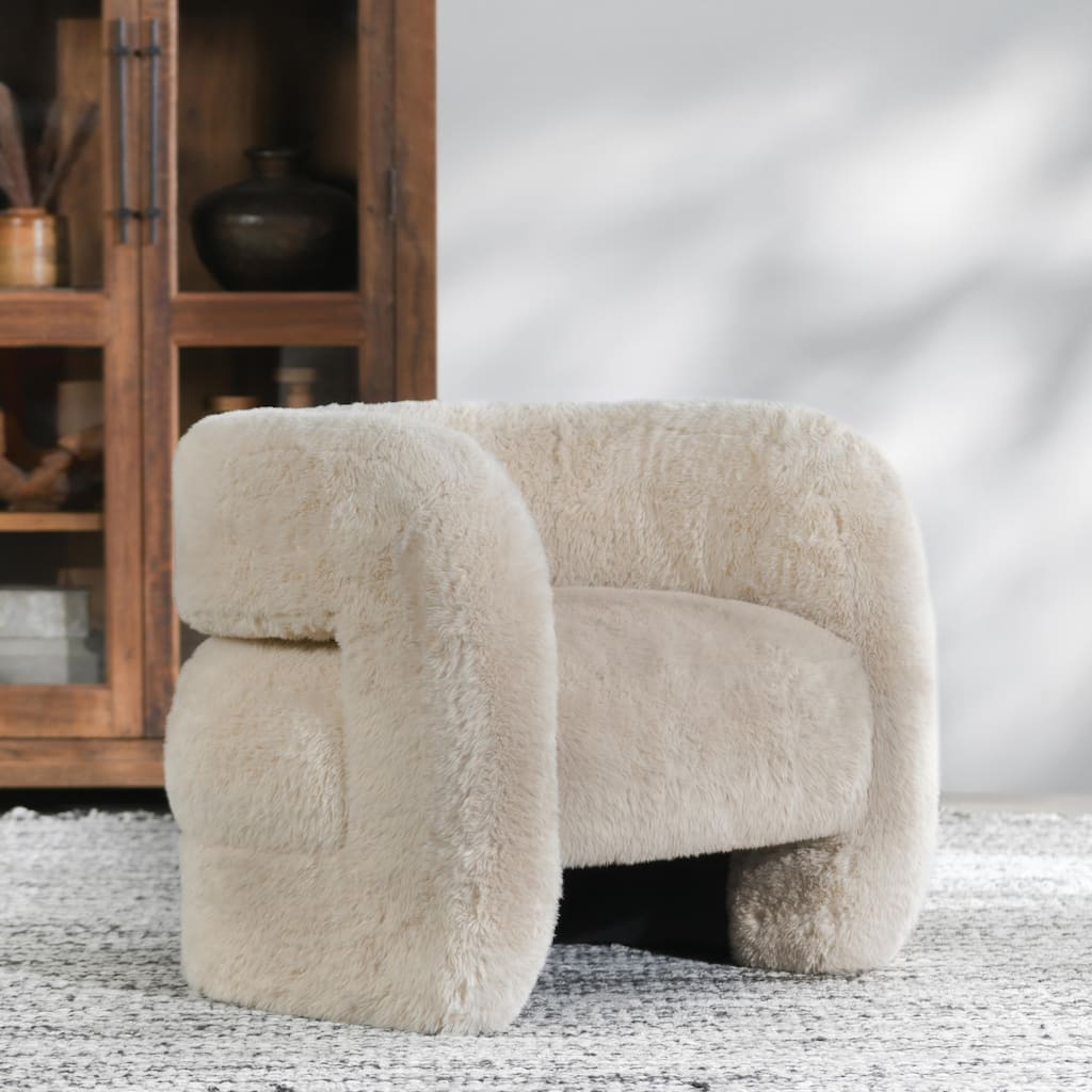 Classic Home Teddy Plush Accent Chair