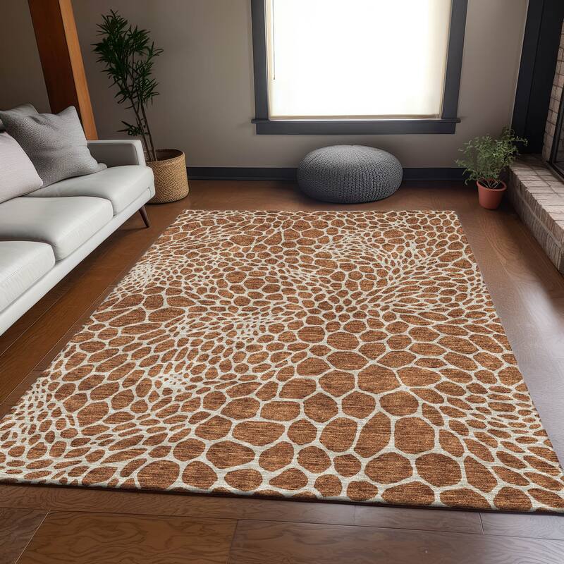Premium Washable Super Soft Contempory Prints Mayfield Rug