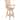 Sunnydaze Rustic Bar Stool - Log Cabin Style - Unfinished Wood Construction - 4'