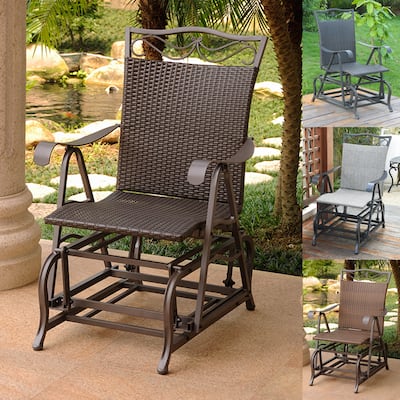 Valencia Resin Wicker Glider Chair