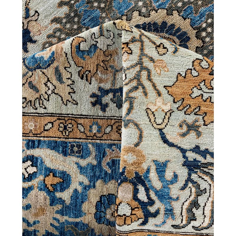 Serapi One-of-a-Kind Hand-Knotted Area Rug - Ivory - 8' 1" x 10' 0"