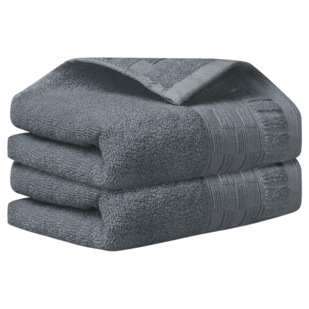 Plaid Pattern 2 Pack Hand Towels, Comfort and Highly Absorbent Towel for Bathroom, Camping, Gym 14" x 30"