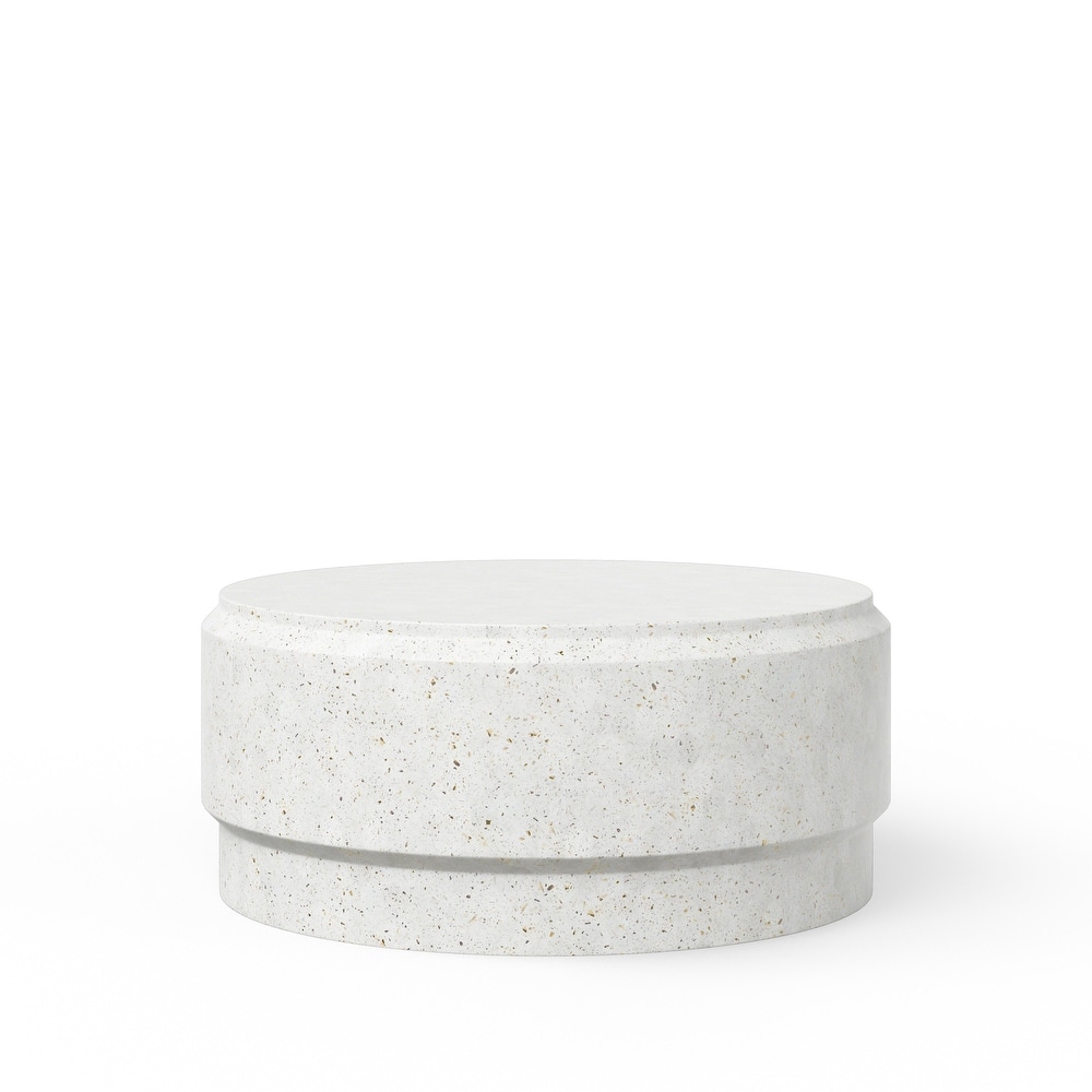 Urbia Barrel 39" Concrete Coffee Table