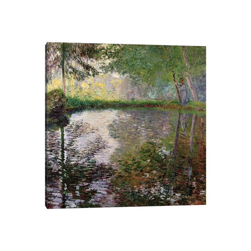 iCanvas "The Lake at Montgeron" by Claude Monet Canvas Print